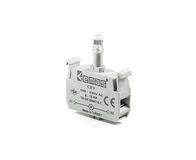 EMAS 100-230V AC LEDLİ SİNYAL BLOĞU YEŞİL CBY