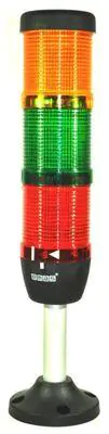 EMAS 70MM 24V LED 110MM PLASTİK AYAKLI UCLU IK IK73L024XM01