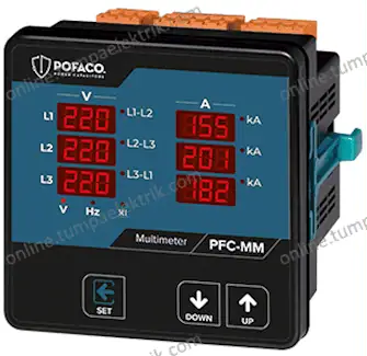 POFACO - PFC-MM 96*96 DİJİTAL MULTİMETRE