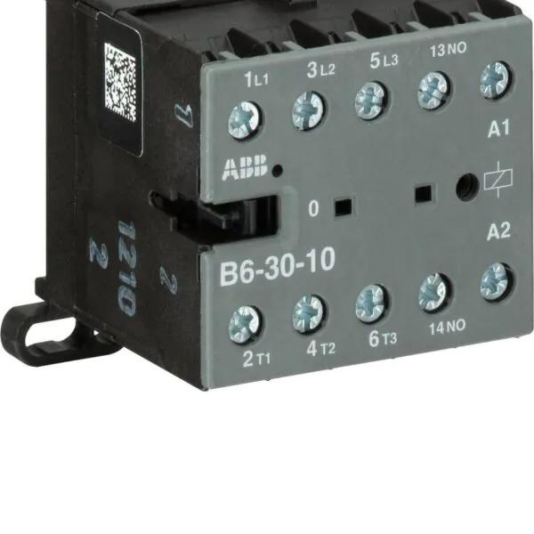 B6-30-01 220-240VAC 4kW 9A 3P kontaktör 1NK