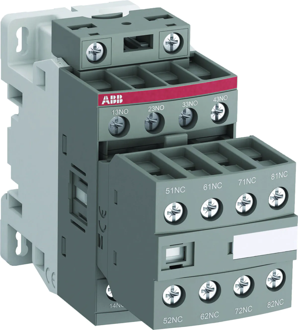 NF62E 100-250VAC/DC 16A yardımcı kontaktör 6NA+2NK - Görsel 1