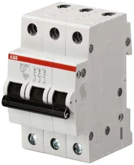 SH203-C25 3*25A C tipi 6kA otomatik sigorta