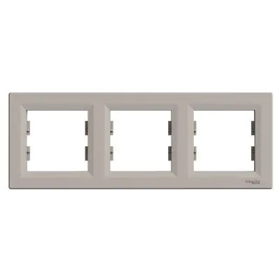 SCHNEIDER ELECTRIC EPH5800369 ASFORA BRONZ ÜÇLÜ YATAY ÇERÇEVE 3606480730702