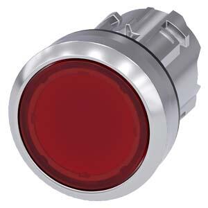 SIEMENS IŞIKLANDIRILABILIR YAY DÖNÜŞLÜ METAL BUTON KAFASI KIRMIZI 4011209965683