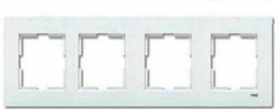 LEGRAND 768174 RAVENTİ BEYAZ DÖRTLÜ YATAY ÇERÇEVE 3414971105805