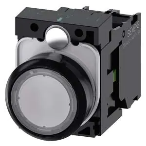 SIEMENS PLASTİK RENKSİZ KOMPLE IŞIKLI YAY DÖNÜŞLÜ BUTONLAR 24AC/DC 1NO SİRİUS ACT 4011209957206
