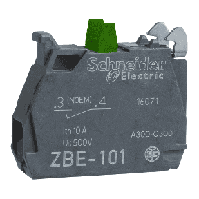 SCHNEIDER ELECTRIC BAŞLIK ÇAP 22 İÇİN TEK KONTAK BLOĞU 1NA VİDA KELEPÇESİ TERMİNALİ 3389110089479